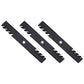 (3) Mulching Mower Blades 187254 187255 187256 Fits Husqvarna Fits Poulan