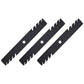 (3) Mulch Mower Blades Fits Craftsman Riding Mower 54" Deck 187254 187255 187256