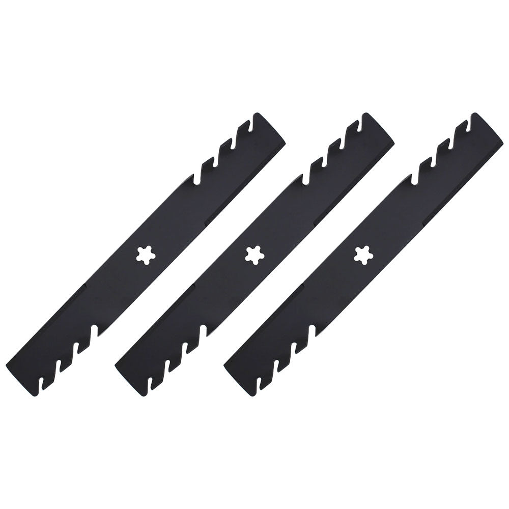 Qty 3: Toothed Mulching Blade  Fits Ariens Replaces 21546235