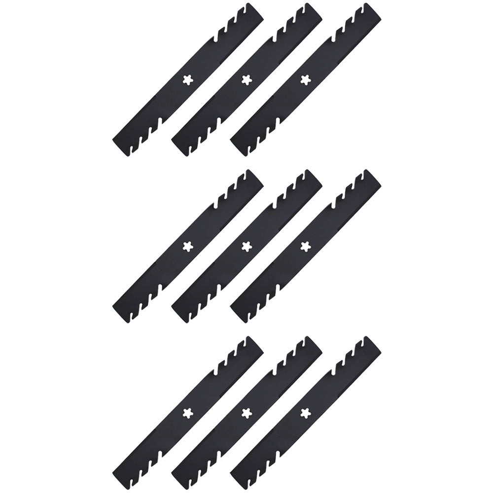 Qty 9: Toothed Mulching Blade  Fits Ariens Replaces 21546235