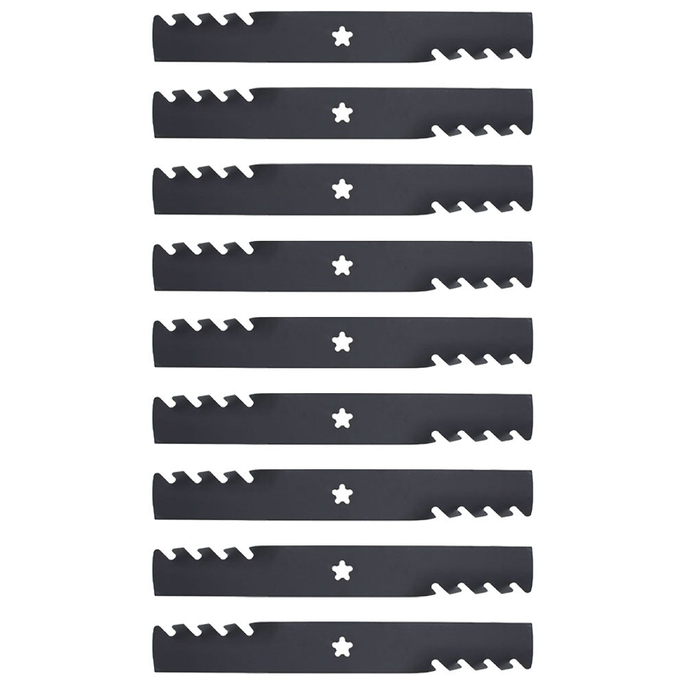 Qty 9: Toothed Mulching Blade  Fits CRAFTSMAN Replaces 917187254