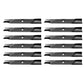 Qty 12: Hi Lift Mower Blades Fits Husqvarna Replaces 510417901