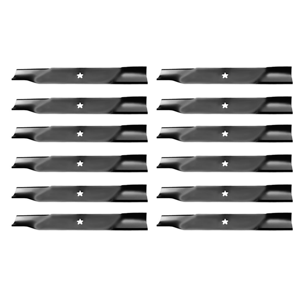 Qty 12: Hi Lift Mower Blades Fits Dixon Replaces 510417901