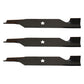 (3) Hi Lift Bagging Mower Blades fits Dixon Zero Turn Mower 54" Deck 532187256