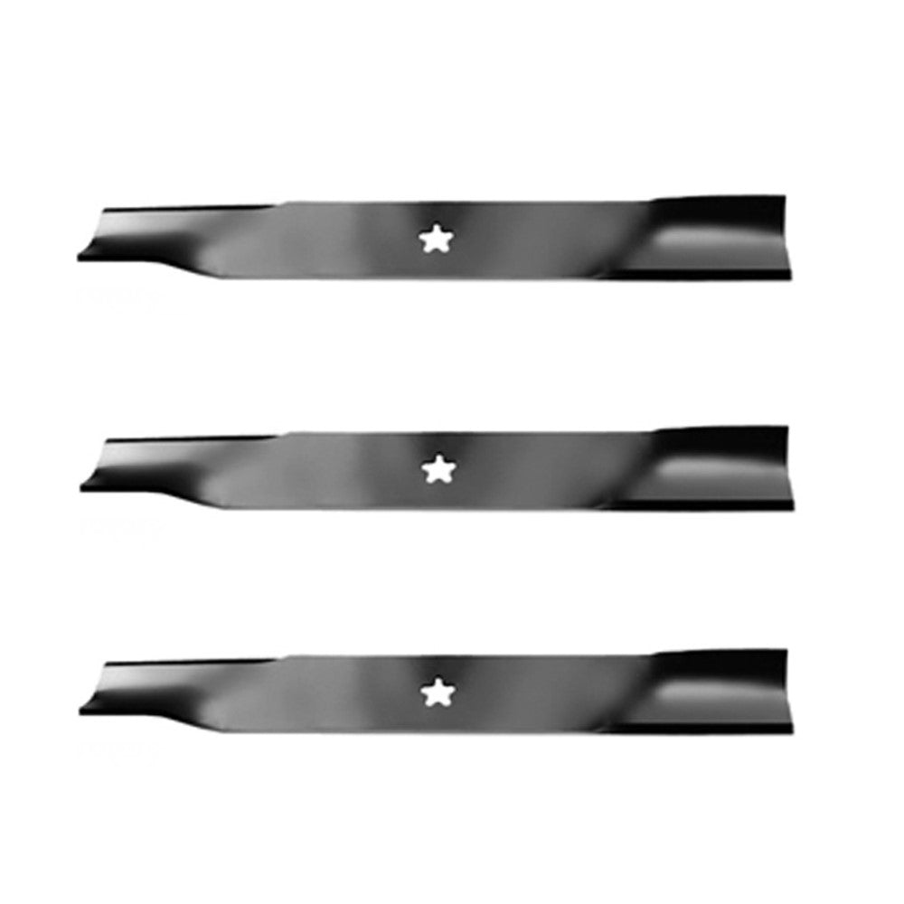 42" Rotary #12122 Lawnmower Blade Set (3) Fits Husqvarna #539 112078 5pt Star CH
