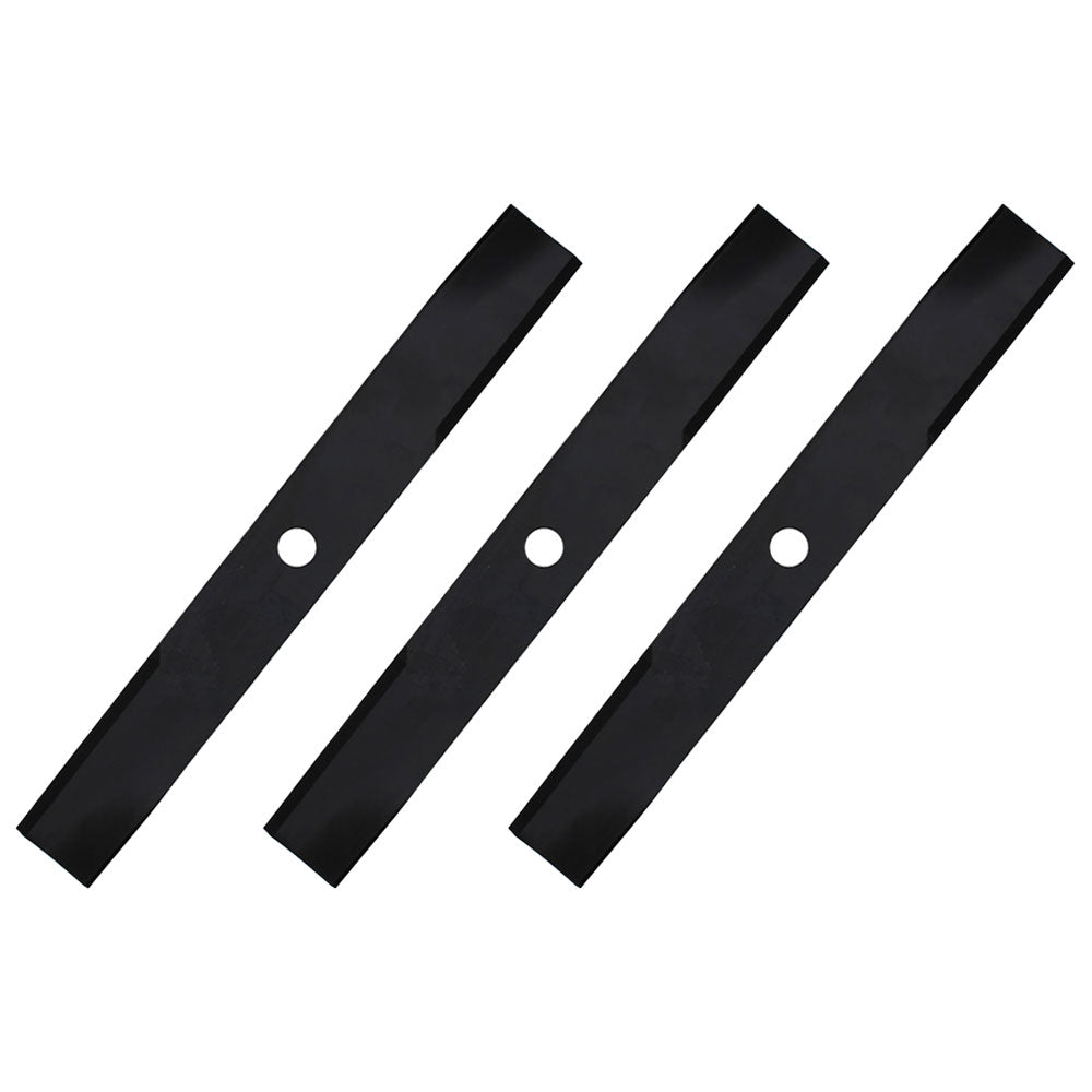 Three (3) New Aftermarket Blades Fits Toro 48" Riding Mowers 106078 106637