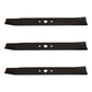 50" Rotary Lawn Mower 3 Blade Set Fits Allis Chalmers Simplicity 1708229