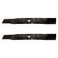 Set of 2 Mower Blades Fits John Deere M148613 GT GX LX models
