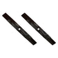 Set of 2 Mower Blades Fits John Deere M148613 GT GX LX models
