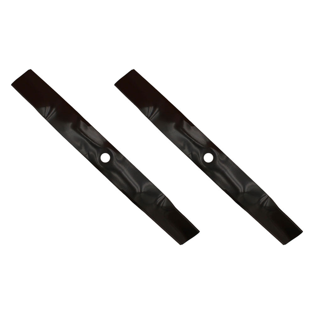 2 Repl Blades Fits John Deere M148613 M139976-LX255 LX266 LX277 LX279 42"