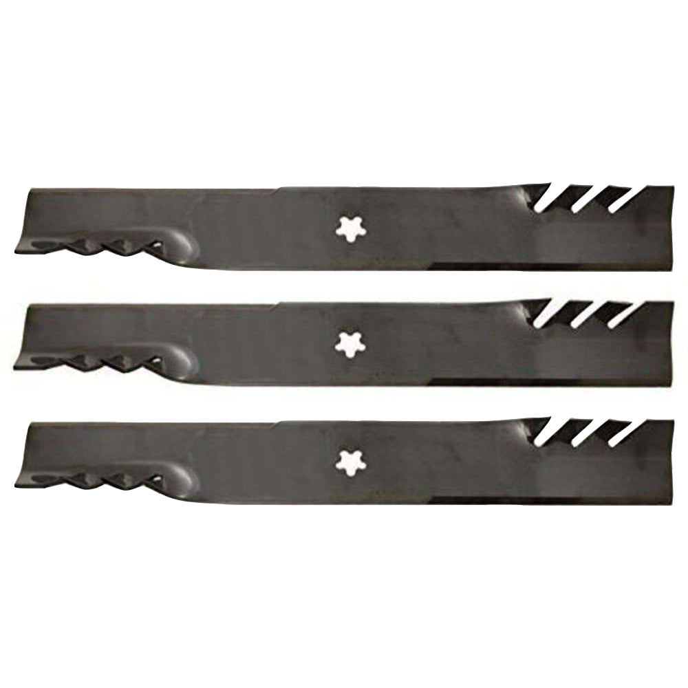 Set of 3 Blades Fits Husqvarna 521981601 61" Cut Mower Decks