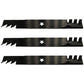 3 Mulching Blades Fits Husqvarna 521981601 61" Cut 21" X 5 Point Star