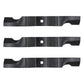 3pk 50" Lawn Mower Blades for Ariens Gravely Zoom ZT50 03971900 03746500