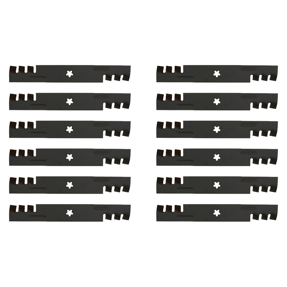 12PK Fits Oregon 95-077 Blades for 52" Fits Husqvarna 574870801 575240701