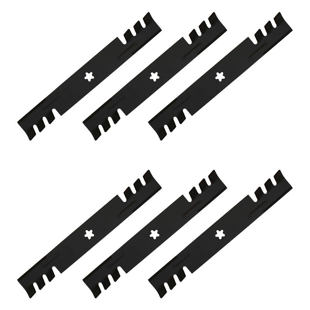 Qty. 6: Mulching Blades
 Fits Husqvarna Replaces 574870801