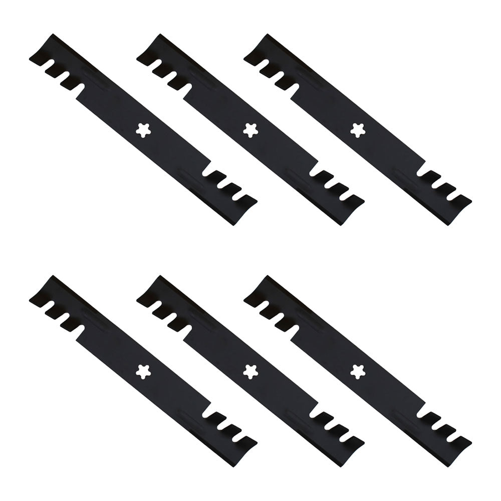 Qty. 6: Mulching Blades
 Fits Husqvarna Replaces 574870801