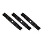 (3) Replacement Riding Mower Blades 16-1/2" X 57/64" Fits Kubota Riding Mowers