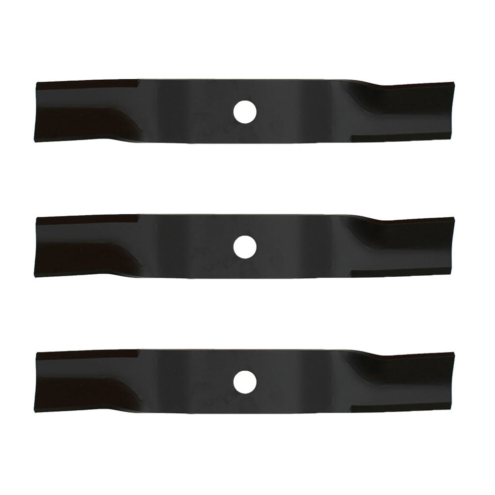 Set of 3 Fits Kubota 48" mower blades K5576-34350 K5576-34340 K5576-97530