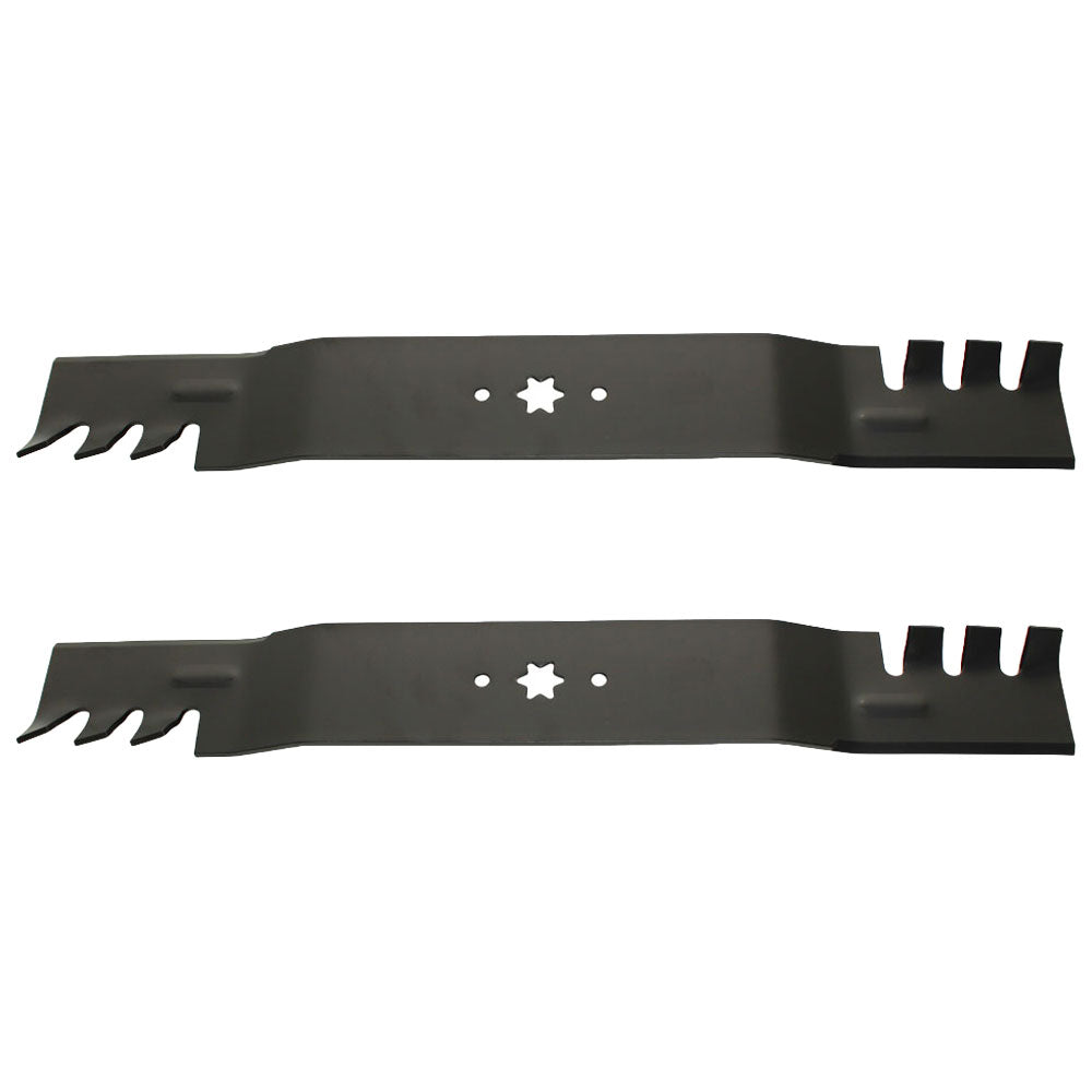 Qty 2: Toothed Blade Fits Cub Cadet Replaces 742-04244-Toothed