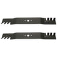 Mower Deck Mulch Blades - XT1 LT46 - XT2 LX46 - 46'' Deck Fits Cub Cadet