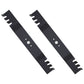 46 1/4" 302-422 Toothed Mulch Lawn Mower Blade Set (2) Fits MTD / Fits Cub Cadet