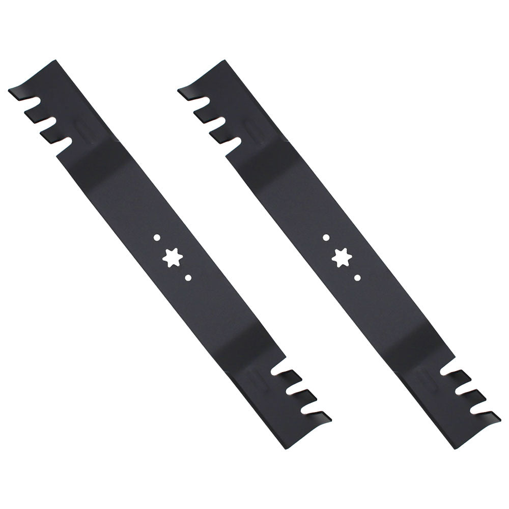 (2) 96-401 Mulching Blade Fits Cub Cadet LTX1 Troy-Bilt Horse XP 46" Deck
