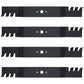 Set of 4 Toothed Mulch 46" Blades 96-401 Fits Cub Cadet 942-04290, 742-04244