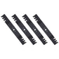 Set of 4 Toothed Mulch 46" Blades 96-401 Fits Cub Cadet 942-04290, 742-04244