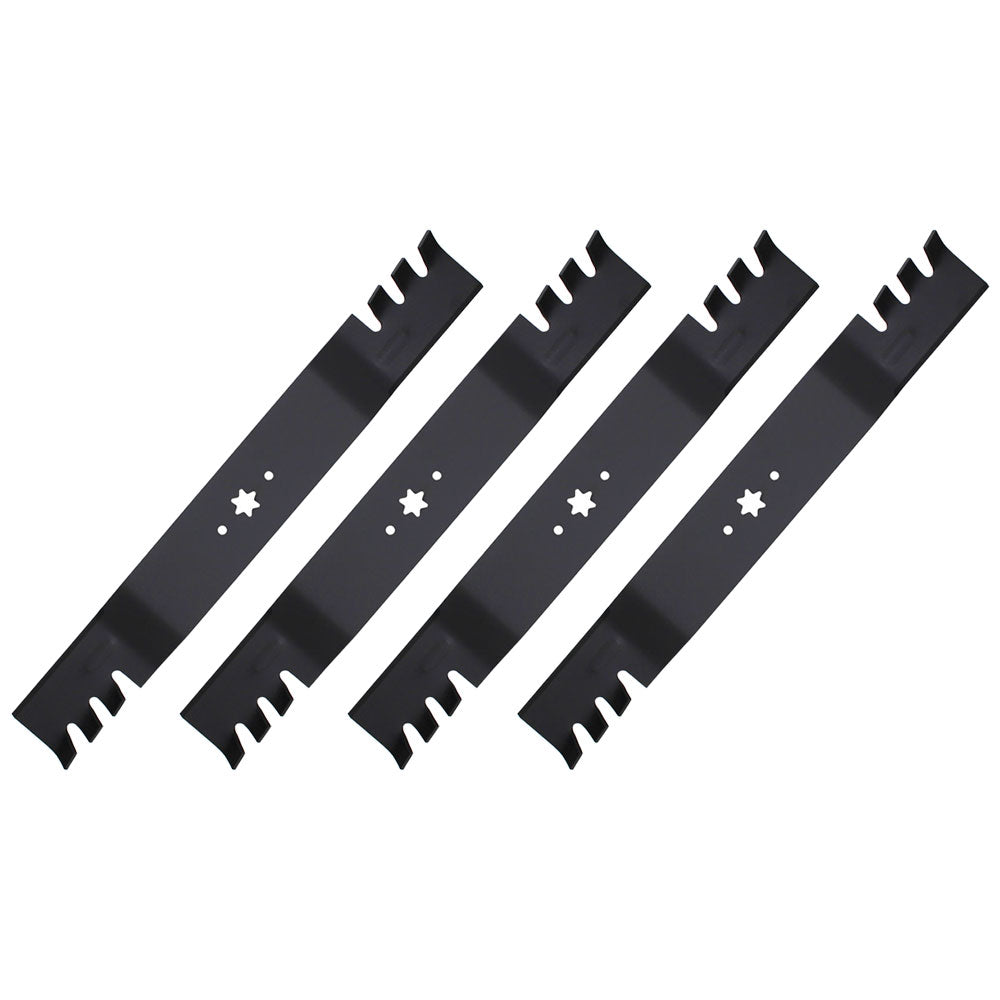 Qty 4: Toothed Blade
 Fits Cub Cadet Replaces 742-04244-Toothed