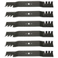 Qty 6: Toothed Blade
 Fits Cub Cadet Replaces 742-04244-Toothed