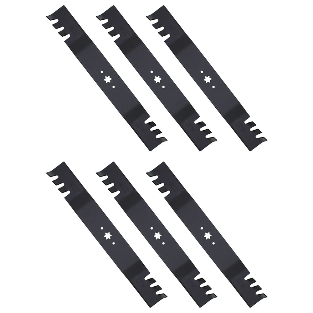 6-Pack Mower Blades Fits Cub Cadet MTD 742-04244, 942-04290 for 46" Deck
