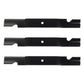 Set of 3 Mower Blades for 61" Cut Yazoo-Kees 101733 with Free Shipping