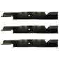 3 PK High Lift Blades 21" x 5/8" for Scag 61" Cut Mowers 481712 10930 50-3161