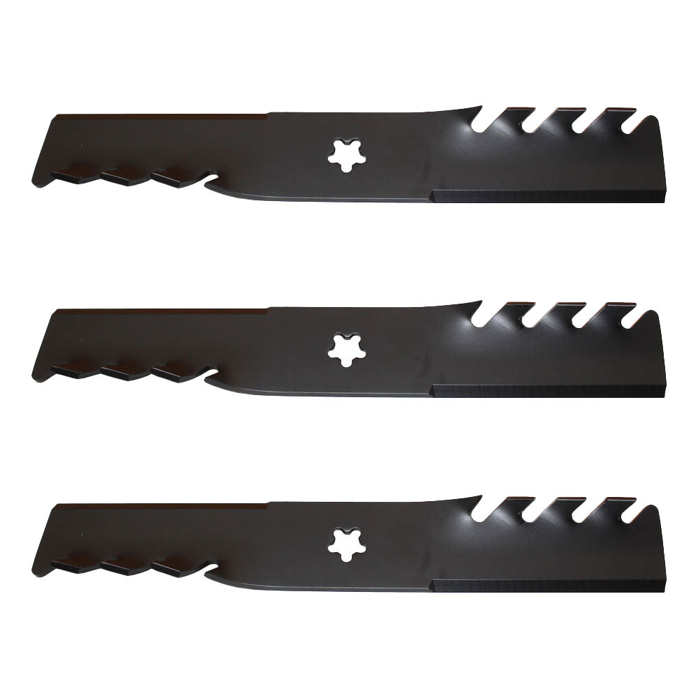 Qty 3: Mulching Blade
 Fits Poulan Replaces 539113425