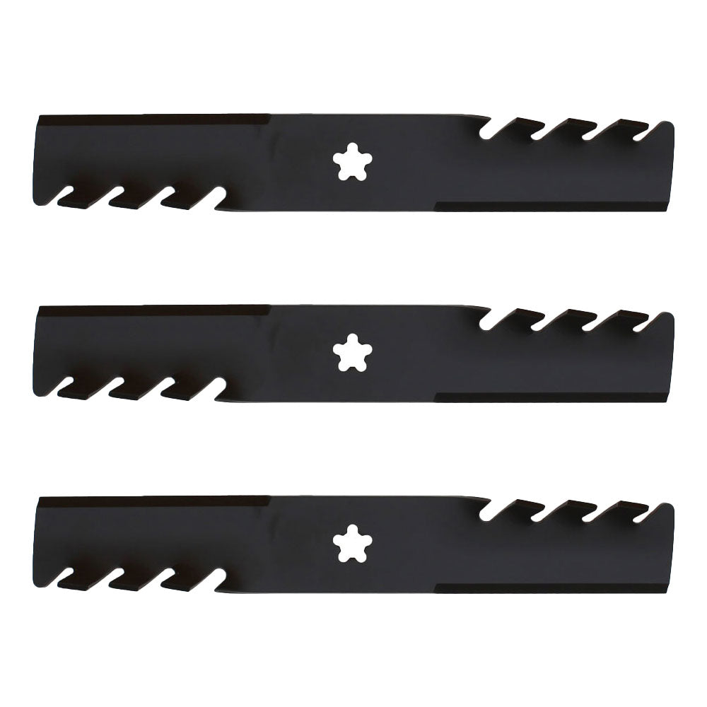 Qty 3: Mulching Blade
 Fits Oregon Replaces 595-087