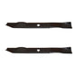 Set 2 mower blades to fit Fits Craftsman Sears Fits Husqvarna AYP 42" 139775