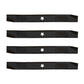 Qty 4: Mower Blades
 Fits Mcculloch Replaces 532139775