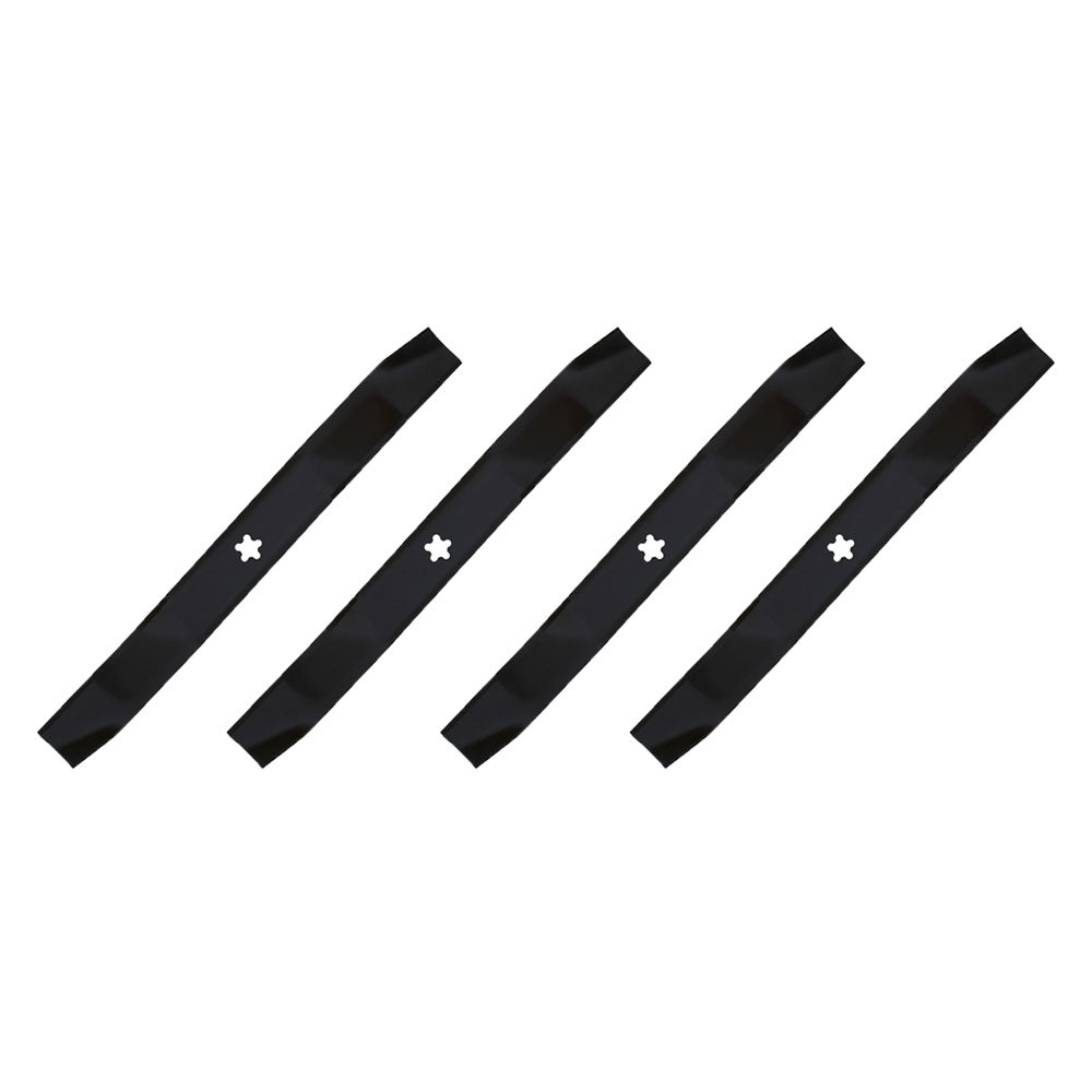(4) 3 in 1 Lawn Mower Blades Fits Poulan Riding Mowers 42" Decks Repl. 532139775