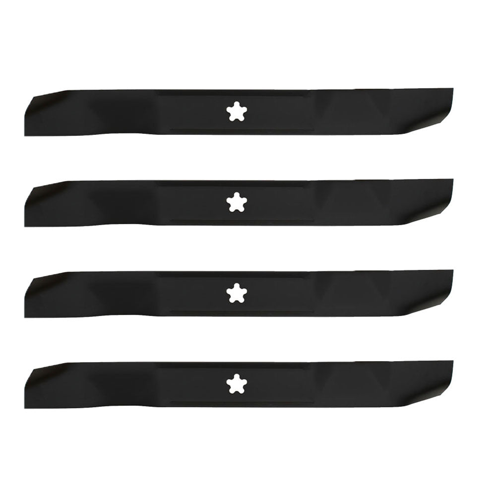 Qty 4: Mower Blades
 Fits Mcculloch Replaces 532139775