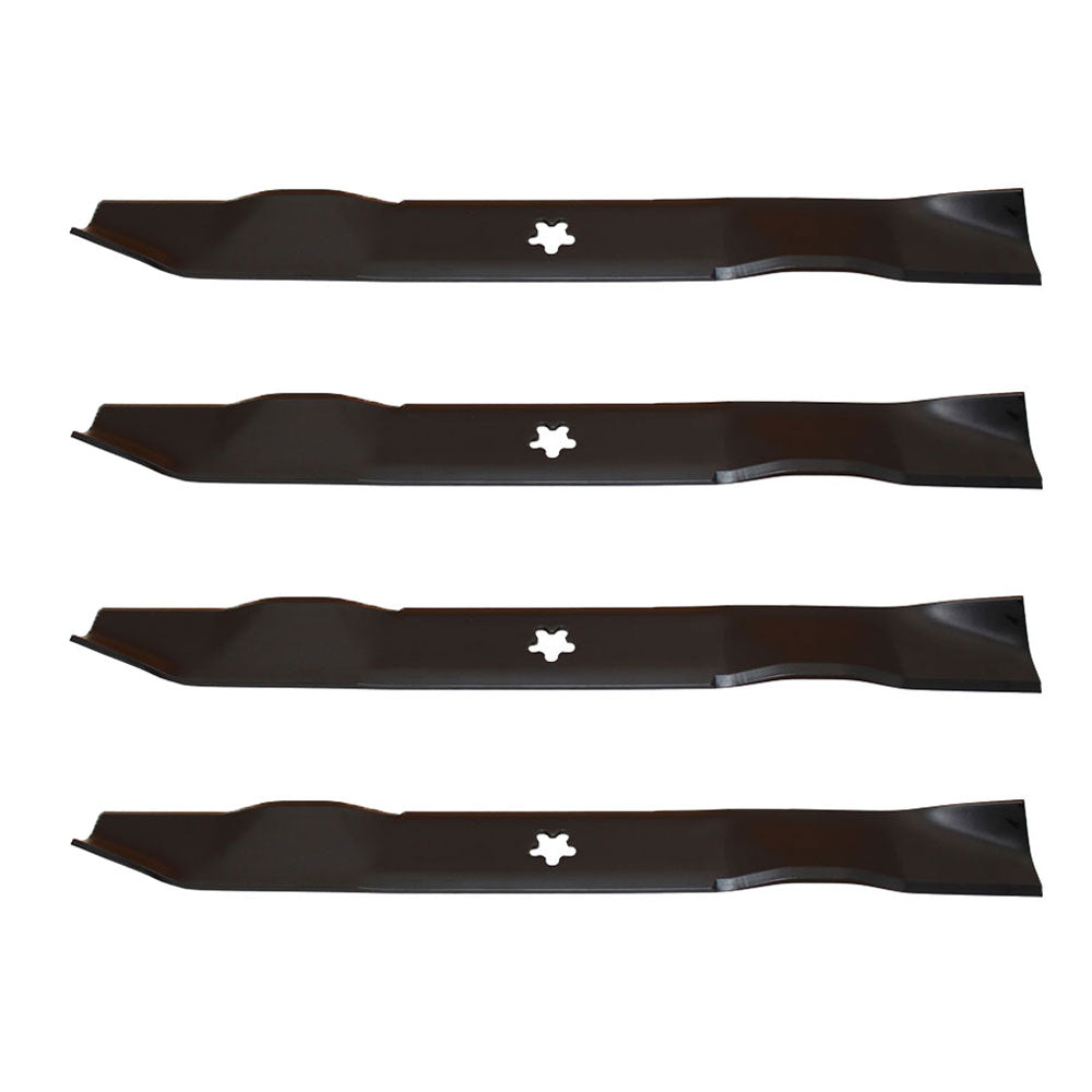 Qty 4: Mower Blades
 Fits Mcculloch Replaces 532139775