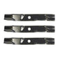 (3) Interchangeable 18" X 15/16" Mulching Blades Fits Exmark Fits Toro 103-6392