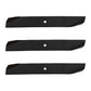 320236 Set of Three New Mower Blades Fits Woods Lawn Mowers