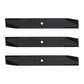 320236 Set of Three New Mower Blades Fits Woods Lawn Mowers