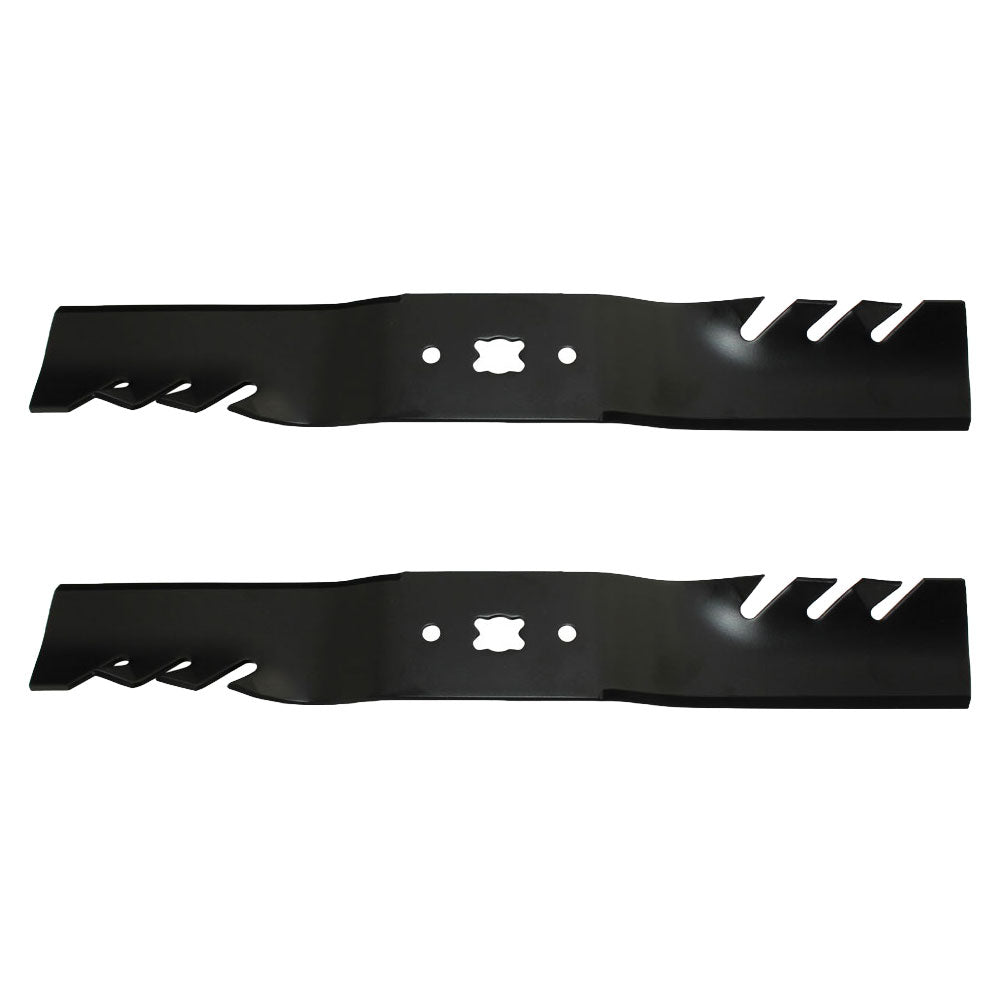 Qty 2: Toothed Mower Blade Fits Craftsman Replaces 742-04154