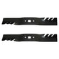 Qty 2: Toothed Mower Blade Fits Cub Cadet Replaces 742-04154
