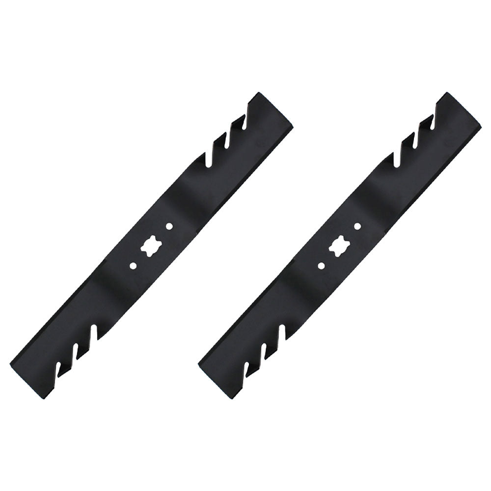 Qty 2: Toothed Mower Blade Fits Cub Cadet Replaces 742-04154