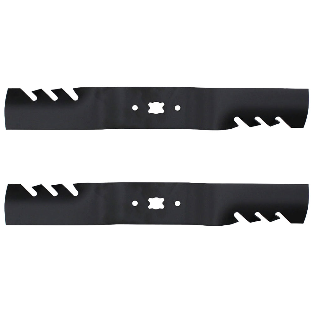 Qty 2: Toothed Mower Blade Fits Oregon