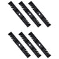 Qty 6: Toothed Mower Blade Fits Cub Cadet Replaces 742-04154