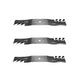 3 Toothed Blades for 54 Deck MTD Fits Toro Fits Cub Cadet Mowers 112-0931 942-06