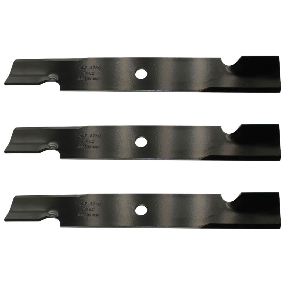 Set of 3 18 1/2" x .805" Mower Blades Snapper 1737252BZ Regent